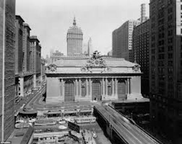 Se inagura La Estación Gran Central  de New York