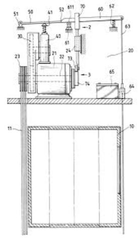 Elevator w/ Brakes, Elisha Graves Otis