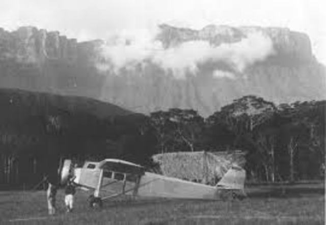 Jimmy Angel descubre el Salto Angel en Venezuela