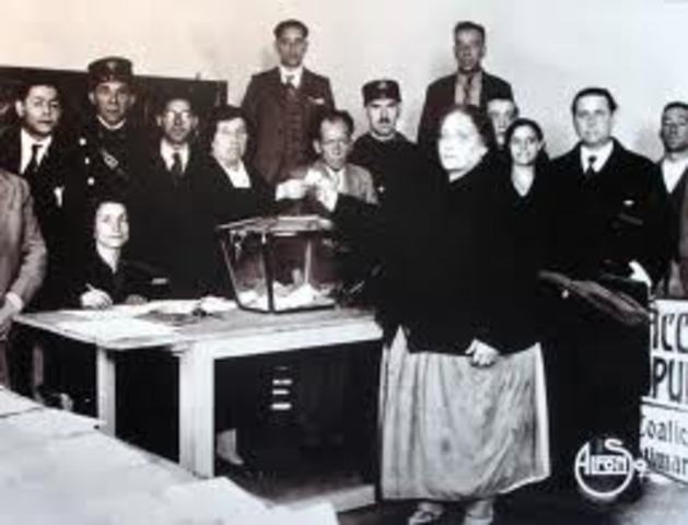 Las mujeres mayores de 21 años de EEUU, Nueva Zelanda, Finlandia y Noruego obtienen derecho a sufragar