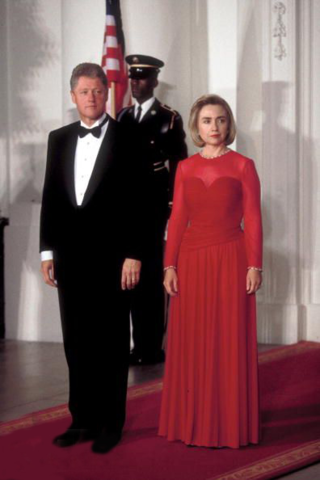 Her first day in the White House