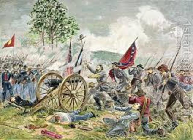 Pickett's Chrage At Gettysburg