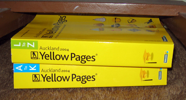 The first telephone of Yellow Pages directory is created.