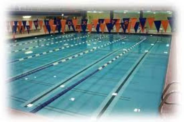 First swim meet