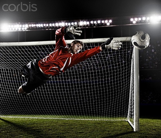 Jaume won a football match and he was a goalkeeper