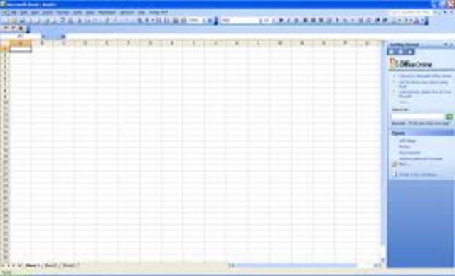 electronic spreadsheet