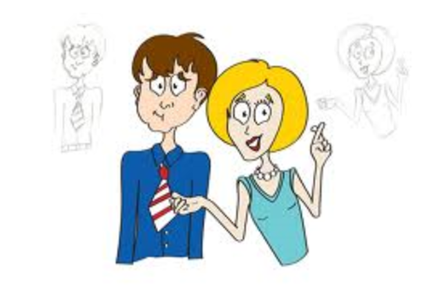 Parents handling money