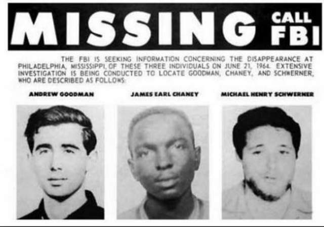 Murders of James Chaney, Andrew Goodman, Michael Schwerner