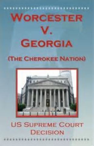 Worchester V Georgia
