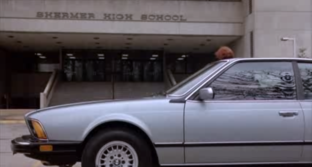 Princess gets out medium shot of car