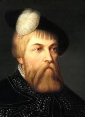 Gustav Vasa led Sweden to rebel against Danes