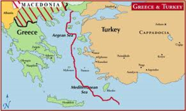 greeces aegean dispute with turkish