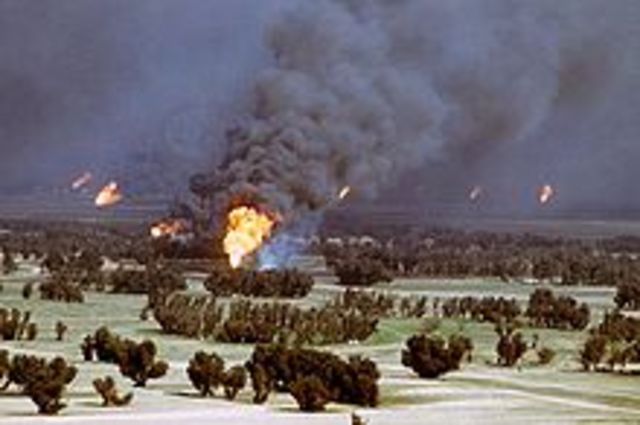 Kuwait is invaded by Iraq(Gulf War)