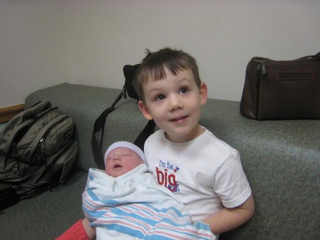 Along came my sister Sarah.