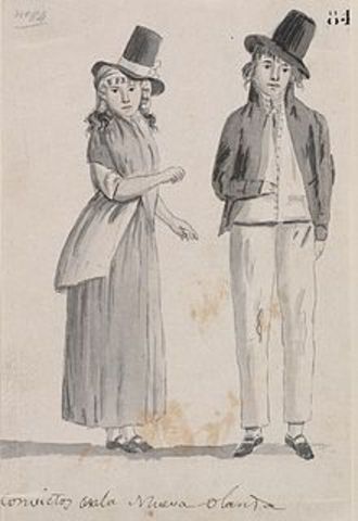 The movement of People - Transportation of covicts to NSW