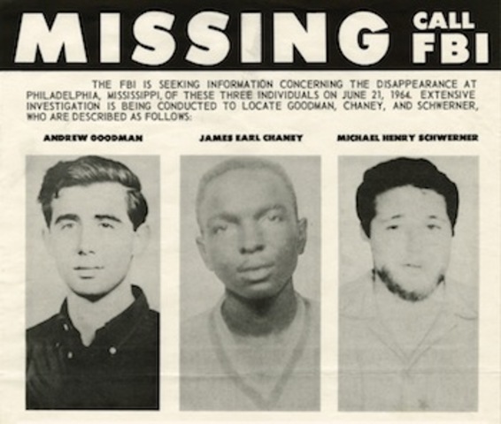 Murders of James Chaney, Andrew Goodman, and Michael Schwerner