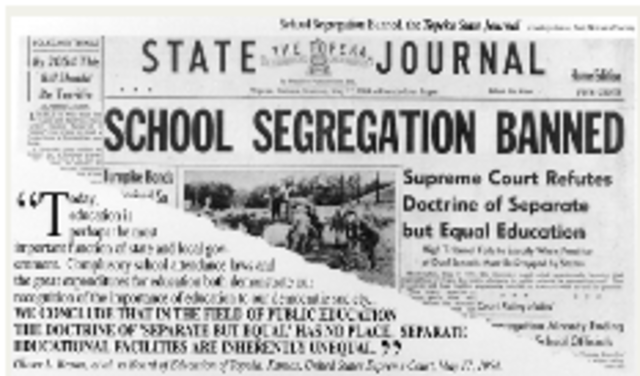Brown vs. Board of Education