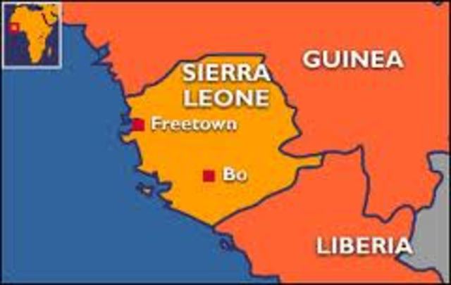 Sierra Leone border backround