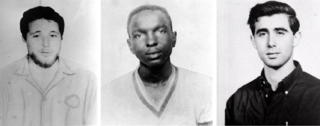 The Murders of James Chaney, Andrew Goodman, and Michael SchwernerRead more: The Murders of James Chaney, Andrew Goodman & Michael Schwerner