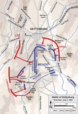 The Battle of Gettysburg (Day 1)