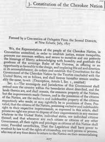 Georgia nullifies all Cherokee law