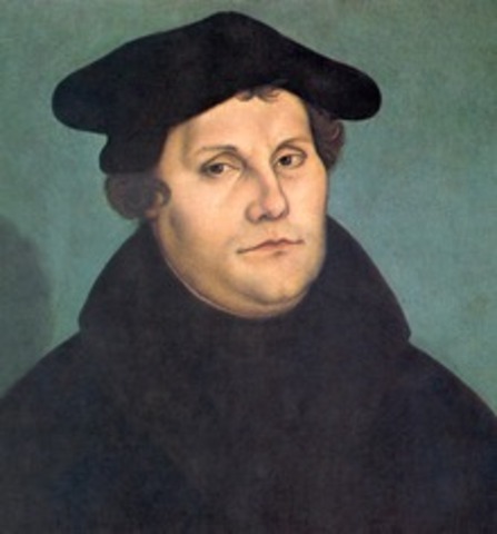 Martin Luther starts the reformation