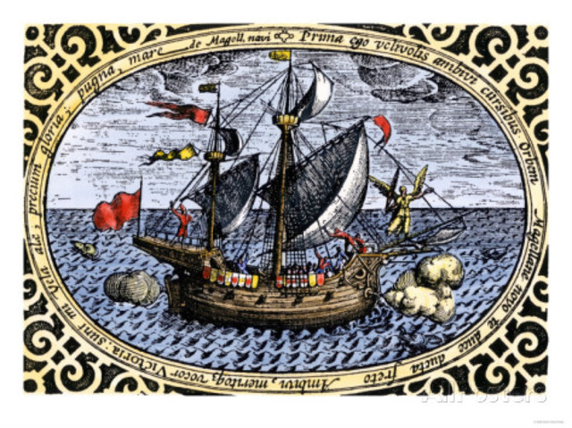 Magellan's ship returns to Spain