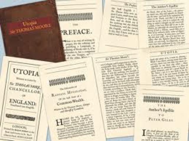 Thomas More's Utopia is published