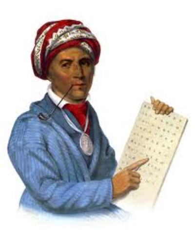 Sequoyah Writes the Cherokee Language
