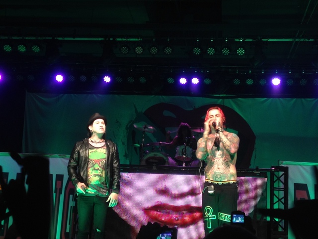 Played with Falling in Reverse and ended their rivalry