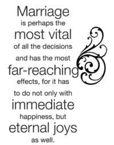 What I Have Learned About Marriages