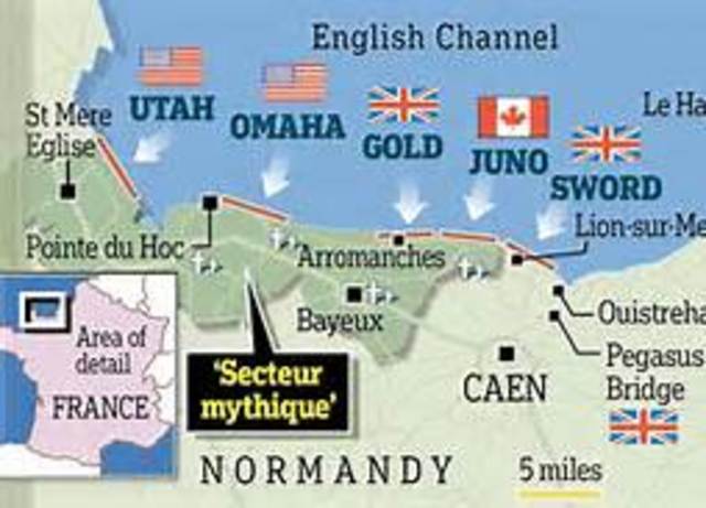 Allies invade Normandy