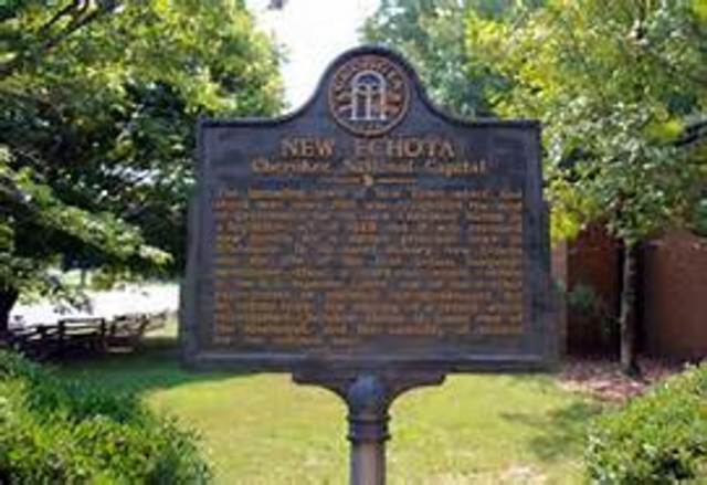 Cherokee Capital of New Echota Founded