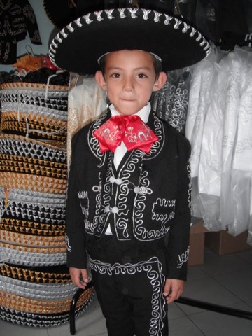 I dressed charro costume.