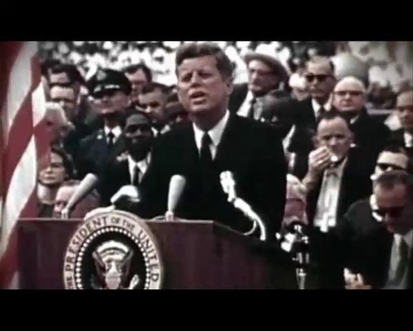 JFK's famous speech "We choose to go to the moon"