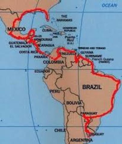 America gets involved with: Venezuela, Nicaragua, Panama