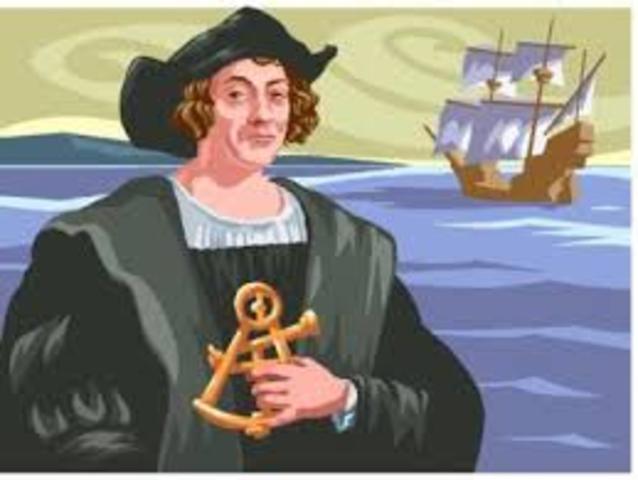 Christopher Columbus reaches the Americas