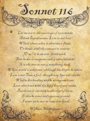 Shakespeare's sonnets are published