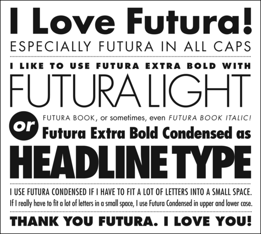 Typographic Innovations cont.