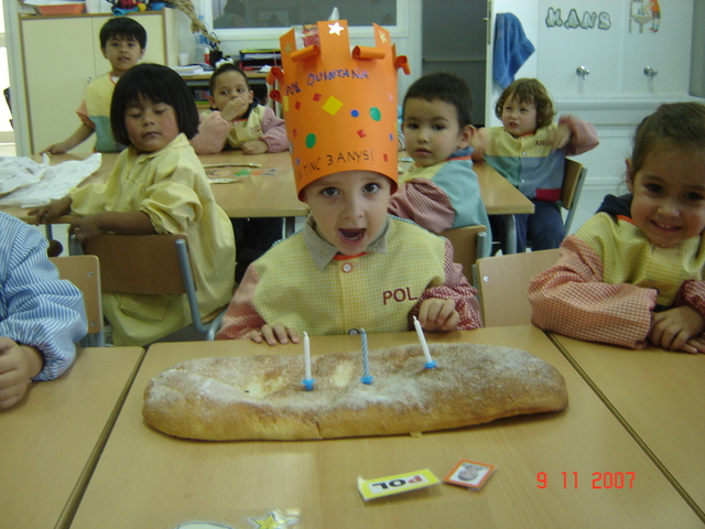3r Aniversari a l'escola