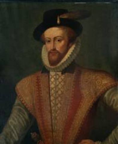 Walter Raleigh and the 100 men