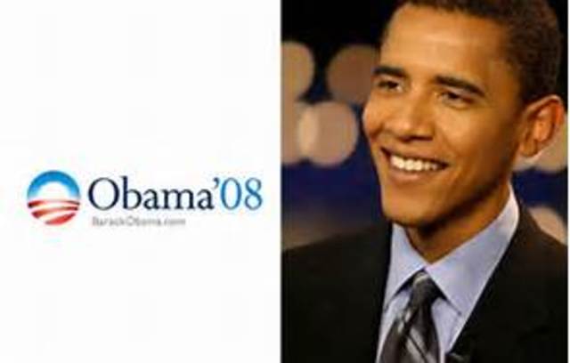 Barak Obama is elected to his first term