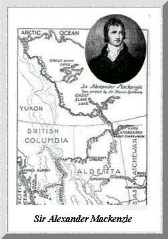 Alexander Mackenzie reaches Pacific Ocean
