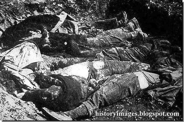 Nazi German troops march into the Sudetenland.