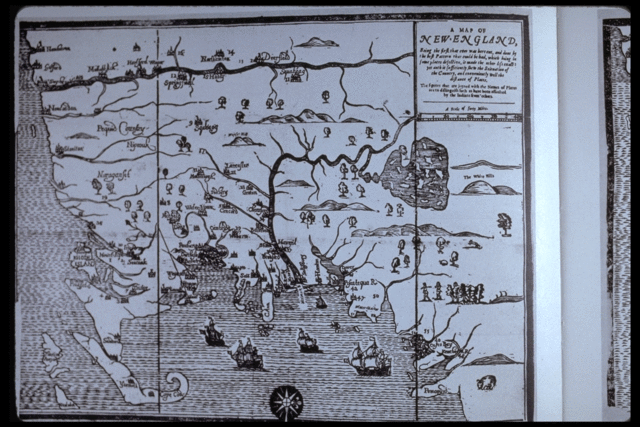 Makes map of New England