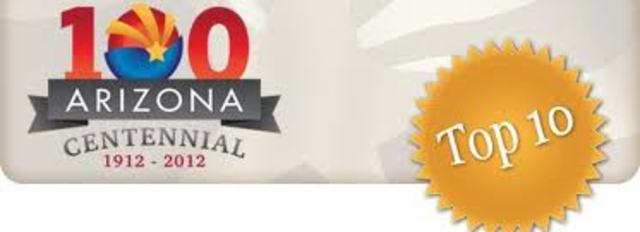 Arizona becomes a state