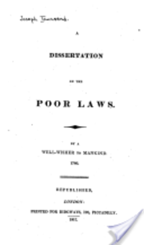 A Dissertation on the Poor Laws