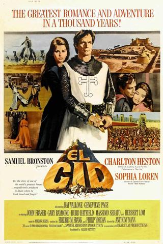 EL CID. Anthony Mann.Nominada a tres oscars