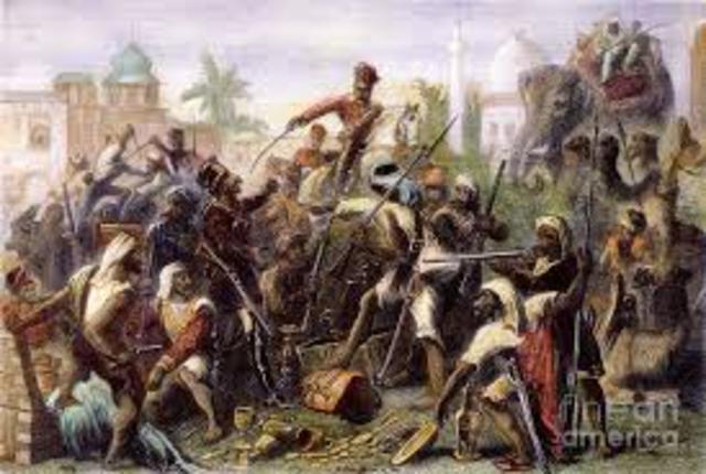 Sepoy Mutiny in India