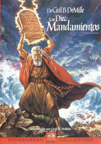 LOS DIEZ MANDAMIENTOS. Director:Cecil B. DeMille. Nominada a seis oscars,